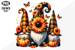 Halloween Gnomes Sublimation - Clipart PNG Design Product Image 1