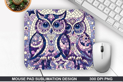 Halloween Owls Mouse Pad Sublimation,Halloween Mouse Pad PNG Product Image 1