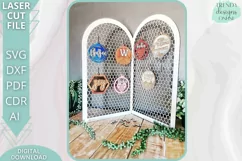 Ornaments Keychains Chicken wire Display laser cut file Product Image 2