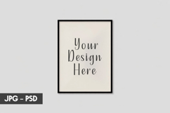Classic Frame Wall Mockup PSD Product Image 1