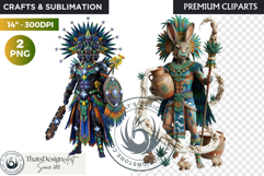 Aztec Deities Pantheon Cliparts | Ancient Mythology gods PNG Product Image 1