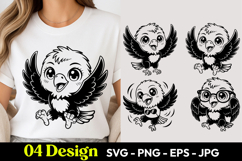 Adorable Owl SVG PNG Product Image 1