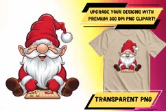 Lovely PNG Artwork for Tote Bag Printing , Gnome Product Image 1