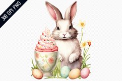 Easter Bunny Sublimation - Bunny Sublimation Design Product Image 1