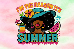 I’m the Reason It’s Summer PNG Sublimation Product Image 1