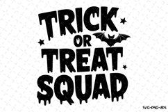 Trick or Treat Squad Svg | Halloween Svg | Svg Cut Files Product Image 1