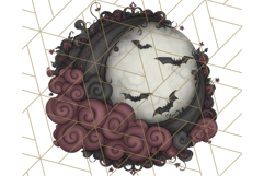 Gothic Halloween Clipart Dark Aesthetic PNG, Halloween Png Product Image 4