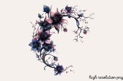 Gothic Pagan Spring Sublimation Clipart PNG Product Image 1