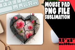 Radiant Heart Mousepad: Petal Passion Product Image 1