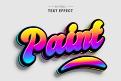 Editable Text Effect for Illustrator. Vector Graphic styles Product Image 1