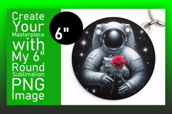 Lovely Round Design for Coasters , Astronaut Product Image 1