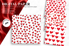 Heart Valentines Background Love Wallpaper Bokeh Backdrop_20 Product Image 1