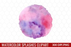 Watercolor Splash Clipart sublimation Product Image 1