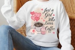 Coffee Lovers Valentines Day, Valentines Day Design PNG Product Image 2