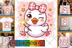 Elegant PNG TSHIRT Gift Ideas, Cute Goose Product Image 1
