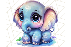 Safari Animals Clipart Png, Cute Kawaii Style for Crafts Product Image 4