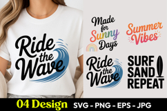 Ride The Wave SVG PNG Product Image 1