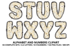 Romantic Regency Floral Alphabet PNG Letters &amp; Numbers Product Image 4