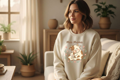 Moo Mama Png, Cow Mom Png Design, Cute Cow Calf Sublimation Product Image 5