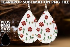 Blossom-Enhanced Teardrop Earring Beauty Product Image 1