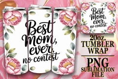 Blissful Reflections 20oz tumbler wrap, Mother's Day Product Image 1