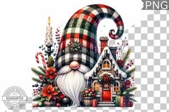Christmas Gnome Sublimation - Clipart PNG Design Product Image 1
