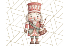 Nutcracker Clipart, Festive Holiday Toy Soldier PNG Art Product Image 4