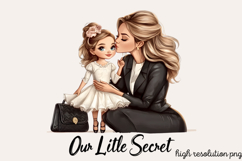 Mother Daughter Sublimation PNG Product Image 1