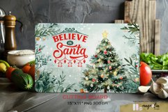 Kitchen cutting board | Christmas tree sublimation png Product Image 1
