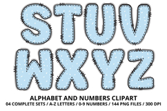 Bellerina Alphabet PNG Cute Ballet Letters Numbers 300 DPI Product Image 4