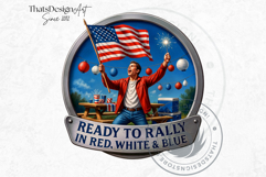 4th of July Slogans PNG Clipart set, Patriotic Quotes Product Image 8