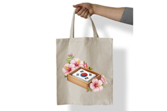 Folded Taegeukgi Box Mugunghwa Respectful Display PNG Korean Product Image 7