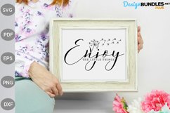 Enjoy the little things SVG Design / Funny Quote SVG Product Image 3