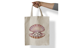 Scallop Shell Pearl Jewel Seashell Treasure PNG Summer Product Image 7