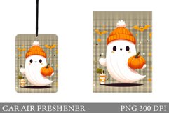 Cute Ghost Car Air Freshener. Halloween Car Air Freshener Product Image 1
