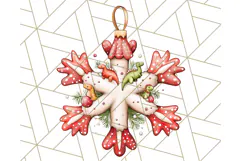 Christmas Dinosaur PNG Clipart, Cute Dino Holiday Art Png Product Image 4