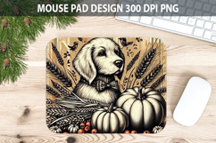 Dog Mouse pad Sublimation - Thanksgiving PNG Design Product Image 1