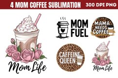 Mama Needs Coffee PNG, Mom Coffee Sublimation PNG Product Image 1