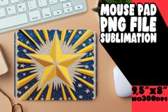 Joyful Desk Pad Design PNG, 3D Xmas Product Image 1