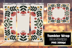 Sublimation-Ready 20oz Design , Flowers Product Image 1