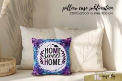 Pillow case HOME SWEET HOME sublimation design png Product Image 1