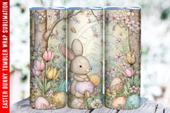 Easter Bunny Tumbler Wrap | 20oz Straight &amp; Tapered Tumbler Product Image 1