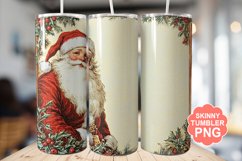 Santa Christmas Tumbler | Christmas Tumbler Wrap Product Image 1