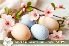 Cute Easter Background PNG, Background Mockup Design Product Image 1