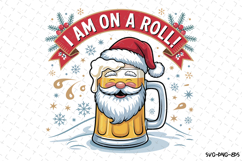 I am on a roll Svg | Christmas Svg | Svg Cut Files Product Image 1