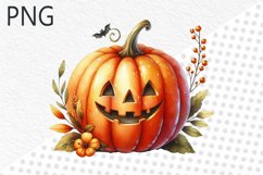 Halloween Pumpkins Sublimation - Clipart PNG Design Product Image 1