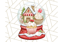 Cozy Christmas Bakery Clipart PNG, Holiday Cookie Art Product Image 4