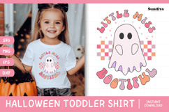 Funny Halloween Toddler Shirt Quote SVG | Miss Bootiful Product Image 1