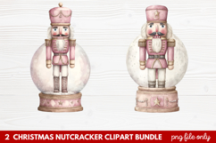 2 Christmas Nutcracker Clipart | Festive Holiday Nutcracker Product Image 1