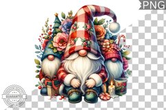 Christmas Gnome Sublimation - Clipart PNG Design Product Image 1